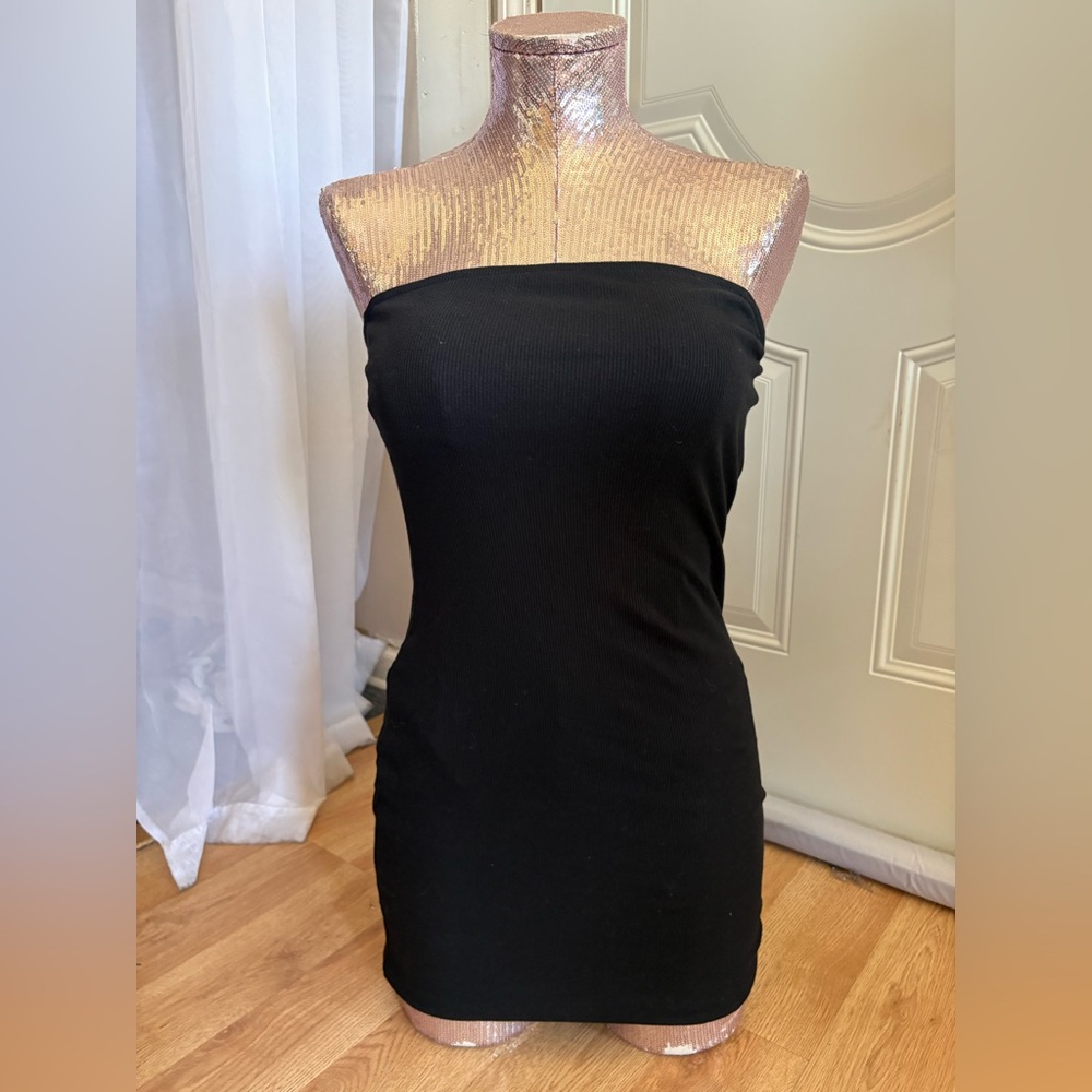 H&M strapless mini dress